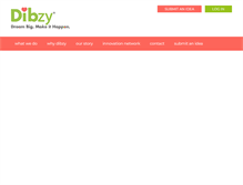 Tablet Screenshot of getdibzy.com